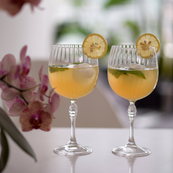 122128-4 Набор бокалов для коктейля (Джин-Тоник), прозрачное стекло, 740 мл, 4 шт