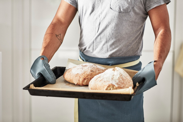 10464382 Варежка-прихватка, силикон/синий