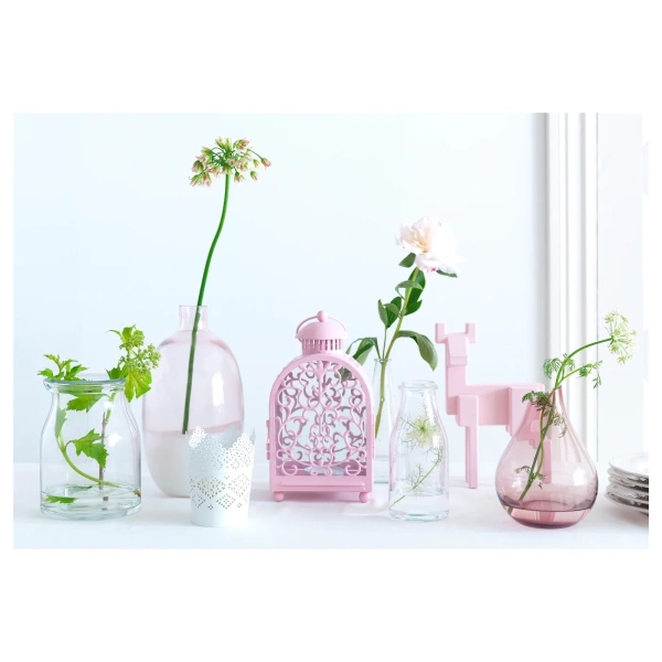 00371703 Подсвечник, белый, 11 см