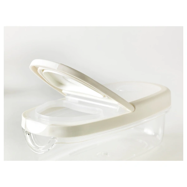 50375143 Контейнер+крышка д/сухих продуктов, прозрачный/белый, 0.3 л