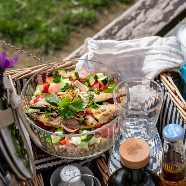 10000012422 Набор контейнеров для продуктов, круглой формы/стекло 3 шт. (12 см, 15 см, 18 см)