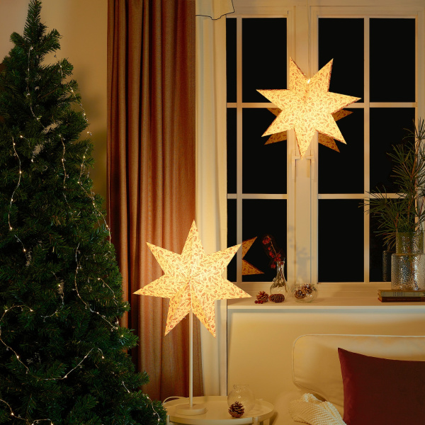 00563052 Абажур, красный лист, 48 см