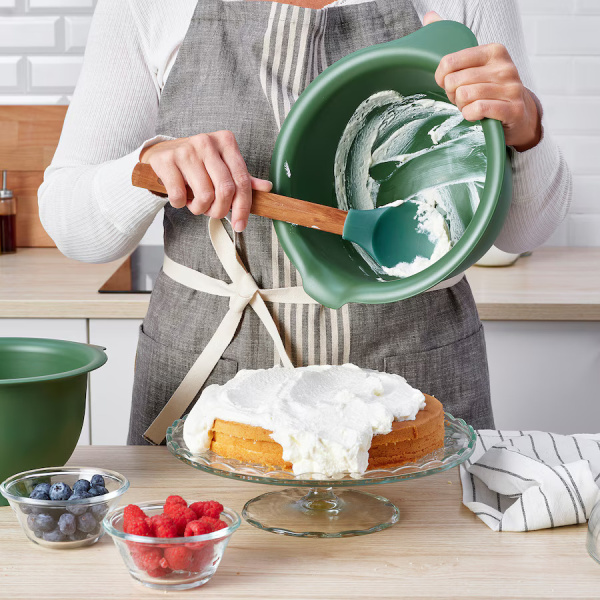 70572840 Набор мисок для взбивания, 2 штуки, темно-зеленый