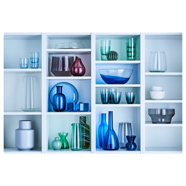 70313111 Стеллаж, белый, 40x28x202 см