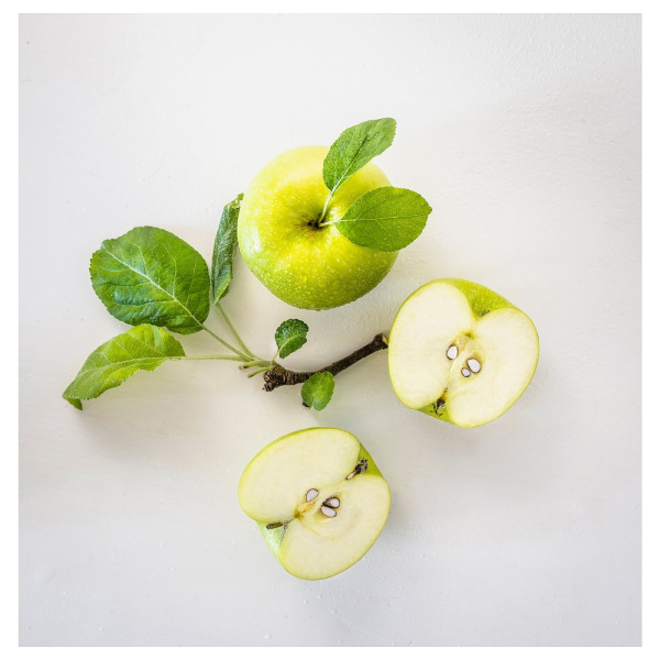 30594151 Ароматическая свеча в стакане, яблоко / светло-зелёный, 12 ч