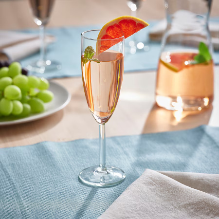 50015122 Бокал для шампанского, прозрачное стекло, 21 сл, 6шт.