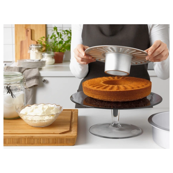 20383446 Форма д/выпекания со съемным дном, серебристый