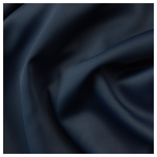 50348630 Гардины, блокирующие свет, 2 шт., темно-синий, 145x300 см