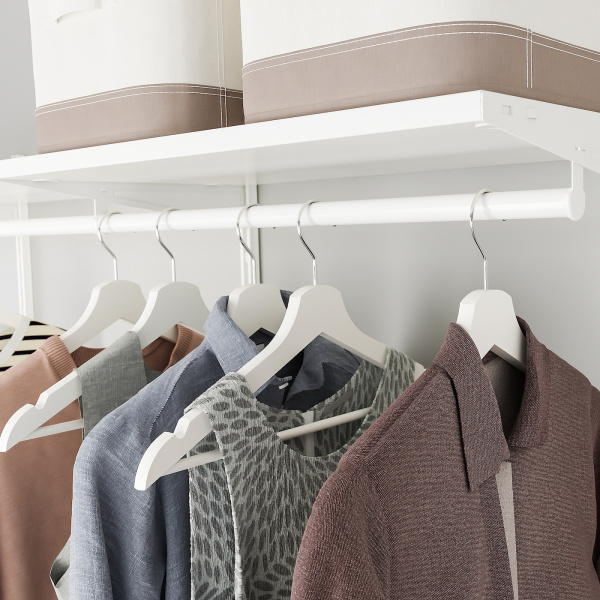 30453518 Штанга платяная, белый, 80 см