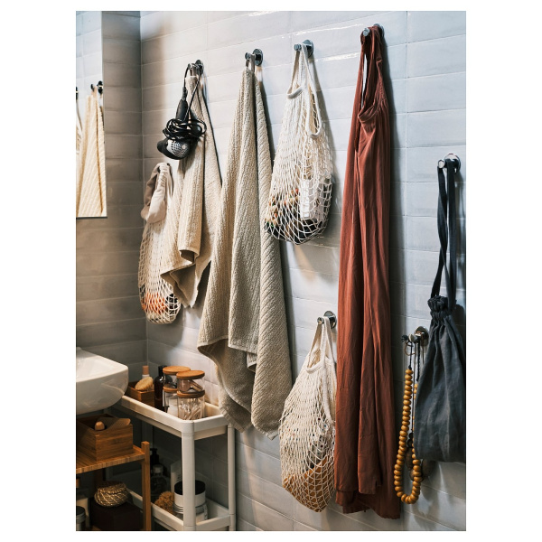 50567830 Крючок, самоклеящийся, хромированный, 3 шт