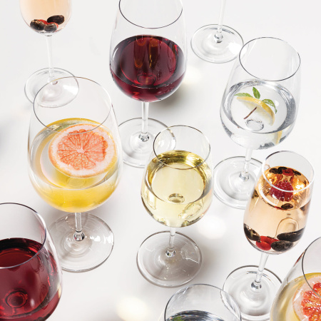 320754-6 Набор бокалов для шампанского, прозрачное стекло, 215 мл, 6 шт