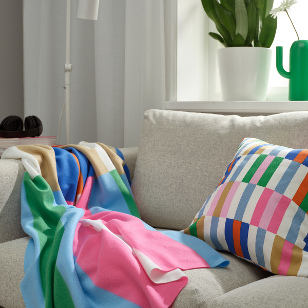 50601023 Плед, разноцветный, 120x160 см