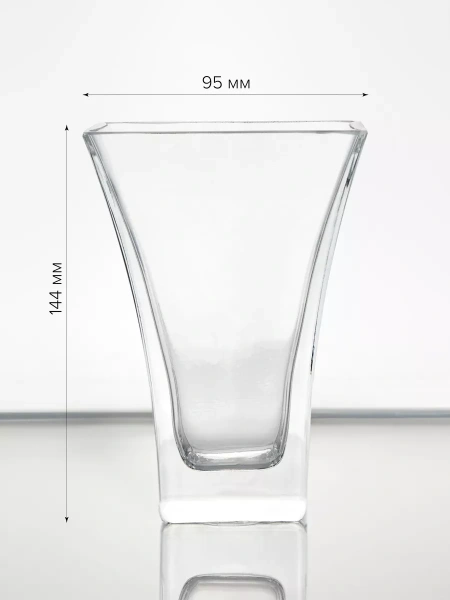 50080768 Ваза, прозрачный, 14 см