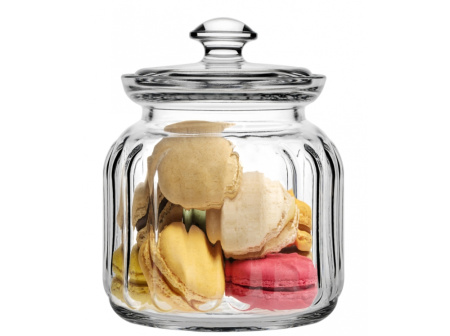 96374 Банка с крышкой, прозрачное стекло, 900 мл