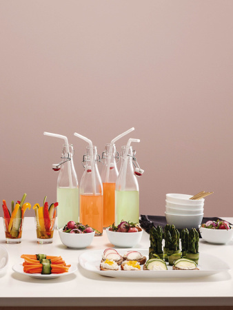 666261 Бутылка с бугельным замком, прозрачное стекло, 0,5 л