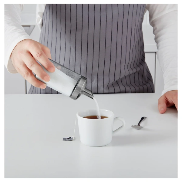 40103826 Дозатор сахара, прозрачное стекло/нержавеющ сталь,15 см