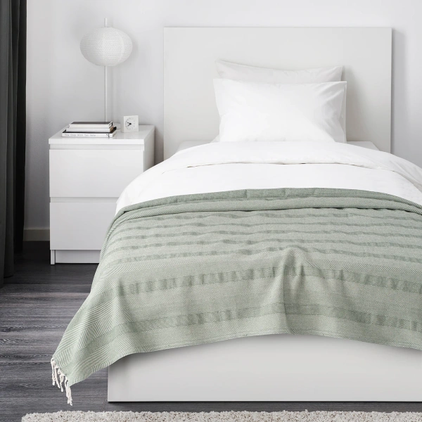 20499828 Плед, зеленый, 130x170 см