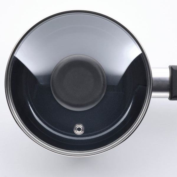 60463714 Кастрюля с крышкой, антипригарное покрытие / стекло / нержавеющая сталь, 1 л