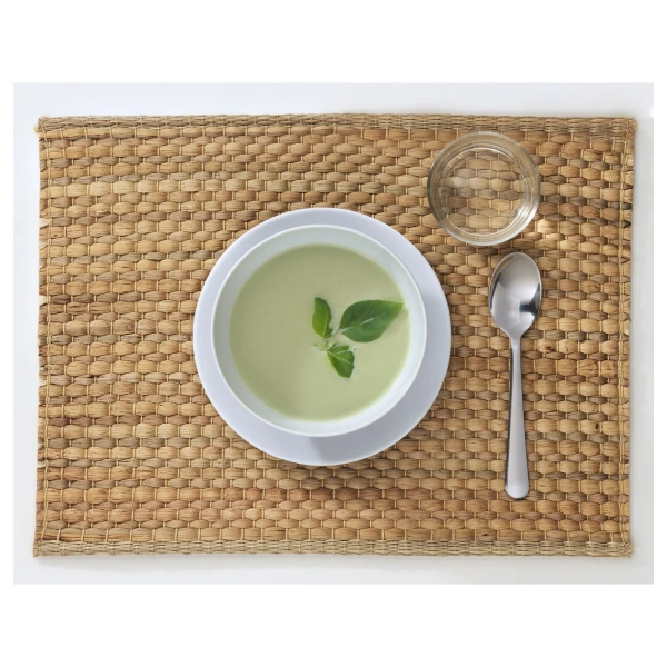 00379657 Салфетка под прибор, водный гиацинт/естественный, 35x45 см