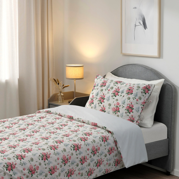 20540050 Пододеяльник и наволочка, разноцветный, 150x200 / 50x60 см