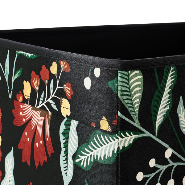 70527249 Коробка, черный/разноцветный, 33x38x33 см