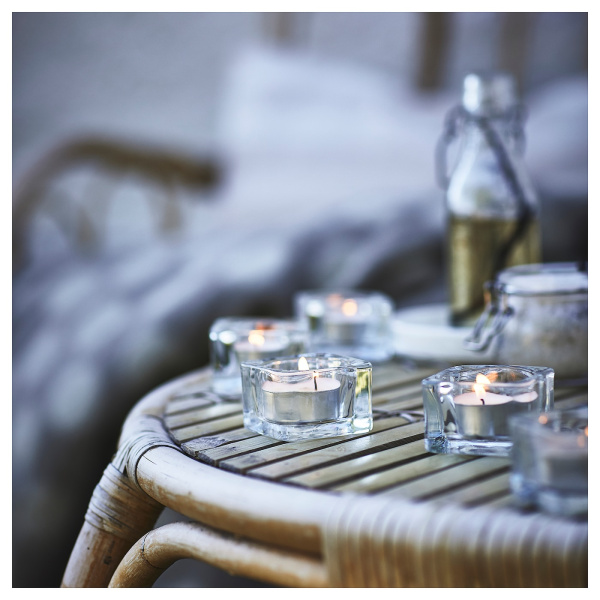 10502162 Свеча греющая ароматическая, ваниль/светло-бежевый, 3,5 часа, 30 шт.