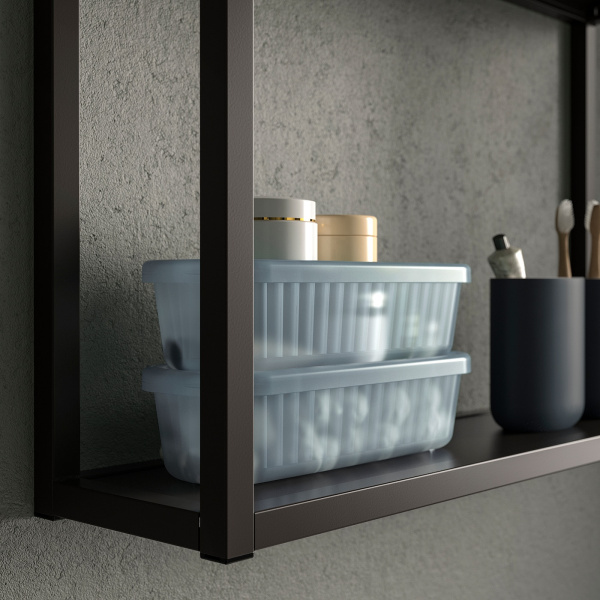 40533204 Контейнер с крышкой, прозрачный, 9x24x7см / 0,5 л