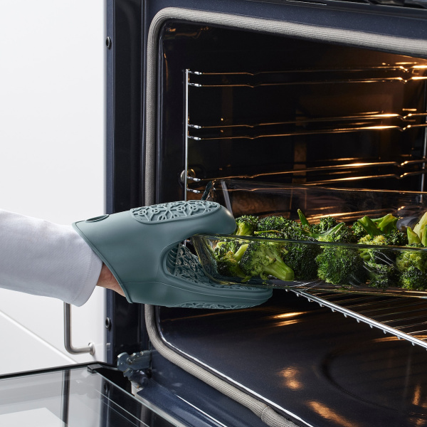 10464382 Варежка-прихватка, силикон/синий