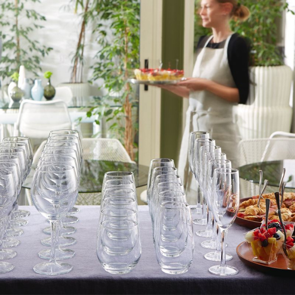 430110-12 Набор стаканов, прозрачное стекло, 380 мл, 12 шт
