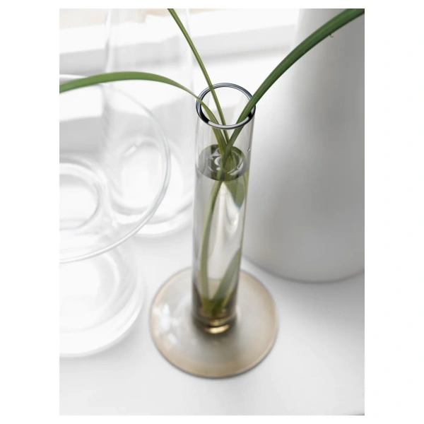 60371724 Ваза, прозрачное стекло, 23 см