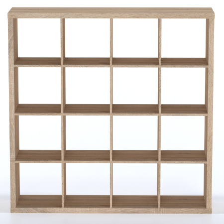 00685 Стеллаж, 147х147х38 см, дуб беленый