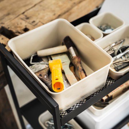 20468105 Органайзер, пластик/бежевый, 20x25x10 см