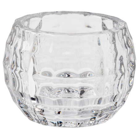 80581392 Подсвечник для греющей свечи, прозрачный,6 см 