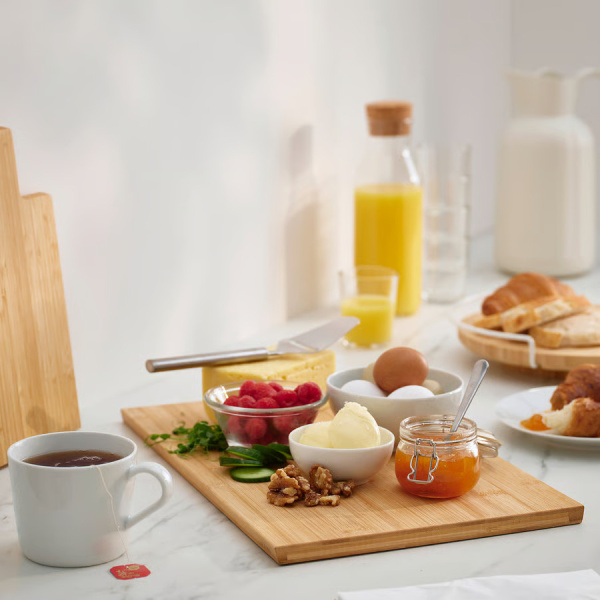 80233430 Разделочная доска, бамбук,  45x28 см