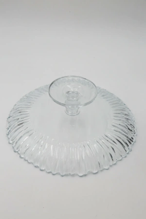 95832 Блюдо сервировочное на ножке, прозрачный, 31.5 см