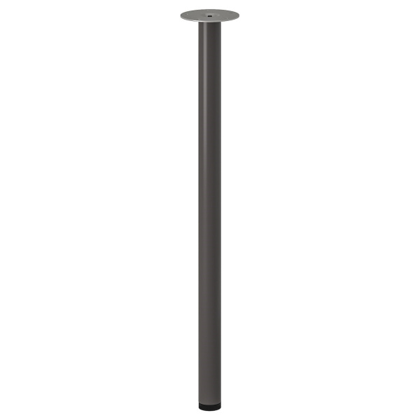 79416341 Письменный стол, под беленый дуб/тёмно-серый, 100x60 см