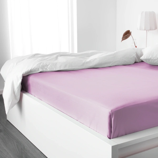 00497137 Простыня, сиреневый, 150x260 см