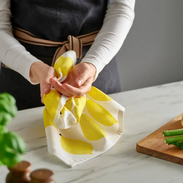 10609907 Полотенце кухонное, разноцветный узор, 45x60 см, 4 шт