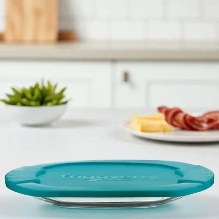 336200 Контейнер для продуктов / нарезки, овальной формы/стекло, 26.7х19.4 см