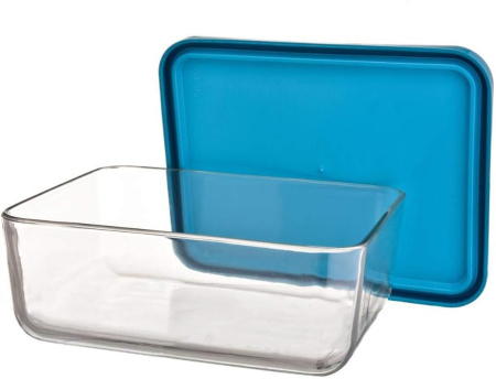 335150 Контейнер для продуктов, прямоугольной формы/стекло, 3.71 л, 26х21 см