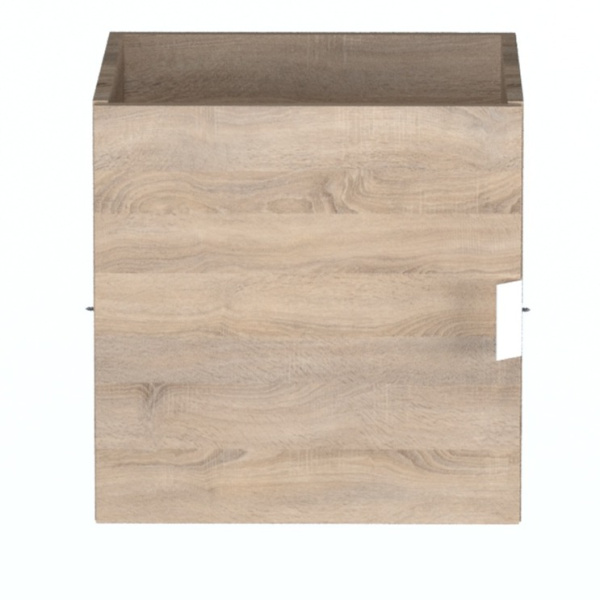 01866 Модуль с дверцей для стеллажа, 33x33x37, дуб беленый