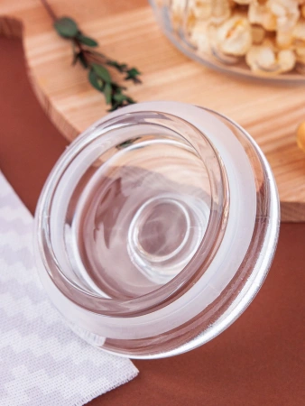 96374 Банка с крышкой, прозрачное стекло, 900 мл