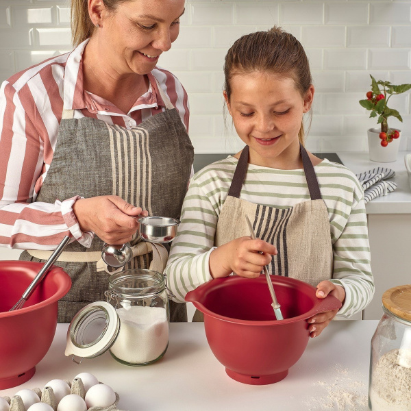 90560488 Набор мисок для взбивания, 2 штуки, красный