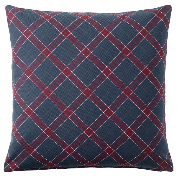 10416758 Чехол на подушку, синий/красный, 50x50 см