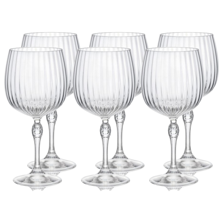 122128-6 Набор бокалов для коктейля (Джин-Тоник), прозрачное стекло, 740 мл, 6 шт