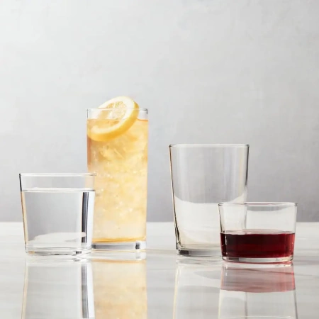 710875-1 Стакан, medium, прозрачное стекло, 370 мл