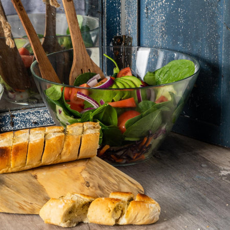 470950 Сервировочная миска / салатник, прозрачное стекло, 26 см