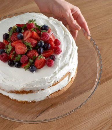 1113901 Блюдо сервировочное, прозрачный, 32 см