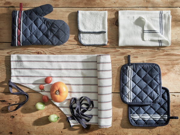 80484008 Полотенце кухонное, синий, 45x60 см