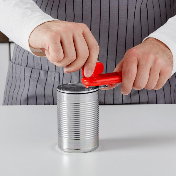 20233249 Нож консервный, красный/белый/черный